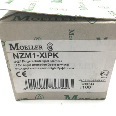 New – Open box Moeller NZM1-XIPK Finger Contact Protection For NZM1 PN1 N1 Circuit Breakers