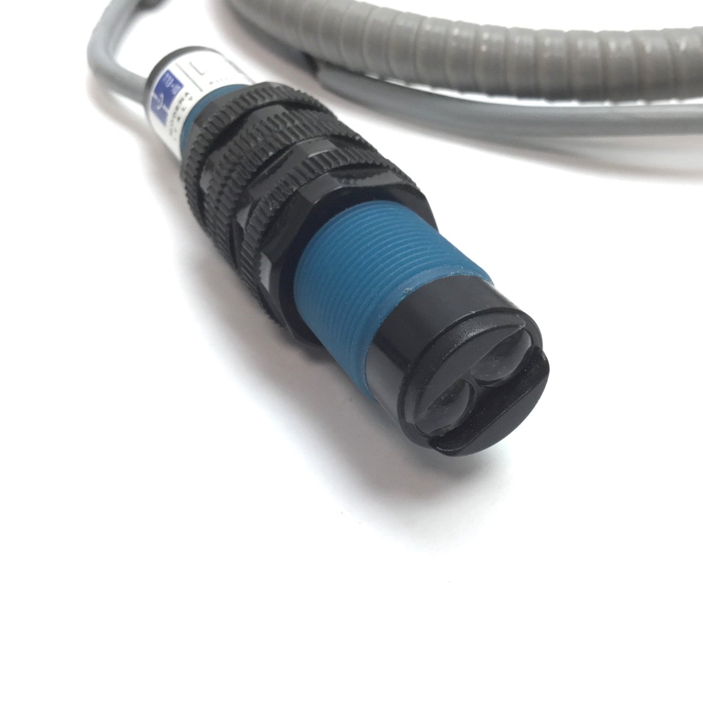 Used DI-ELL MSC/AP Photoelectric Proximity Sensor Switch, Barrel: M18, 10-30VDC 100mA