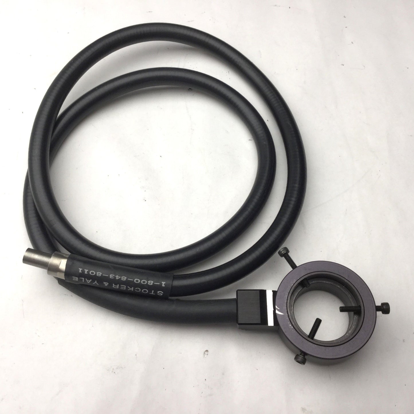 Used Stocker & Yale Fiber Optic Cable, Length: 3', Input Diameter: 5/16", ID: 1-7/64"