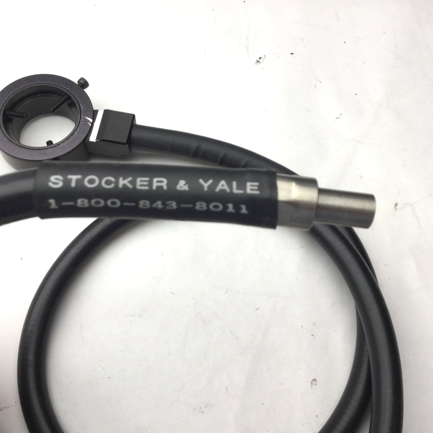 Used Stocker & Yale Fiber Optic Cable, Length: 3', Input Diameter: 5/16", ID: 1-7/64"