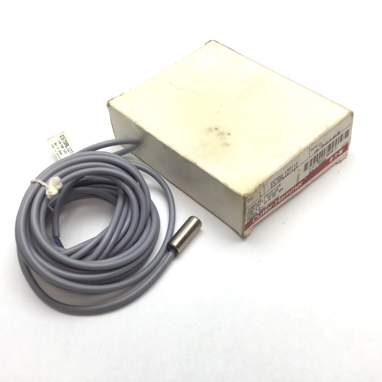New Other Eaton Cutler Hammer E57SAL12T110 Proximity Sensor, 2mm, M12, NPN N/O, 10-30VDC