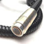 Used Leeds Fiber Optic Microscope Light Ring, ID: 1-29/32", Input: 5/8", Length: 44"