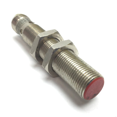 Used AECO SI12-C2 Inductive Proximity Sensor, 2mm, 10-30VDC, PNP N/O, M12 4-Pin
