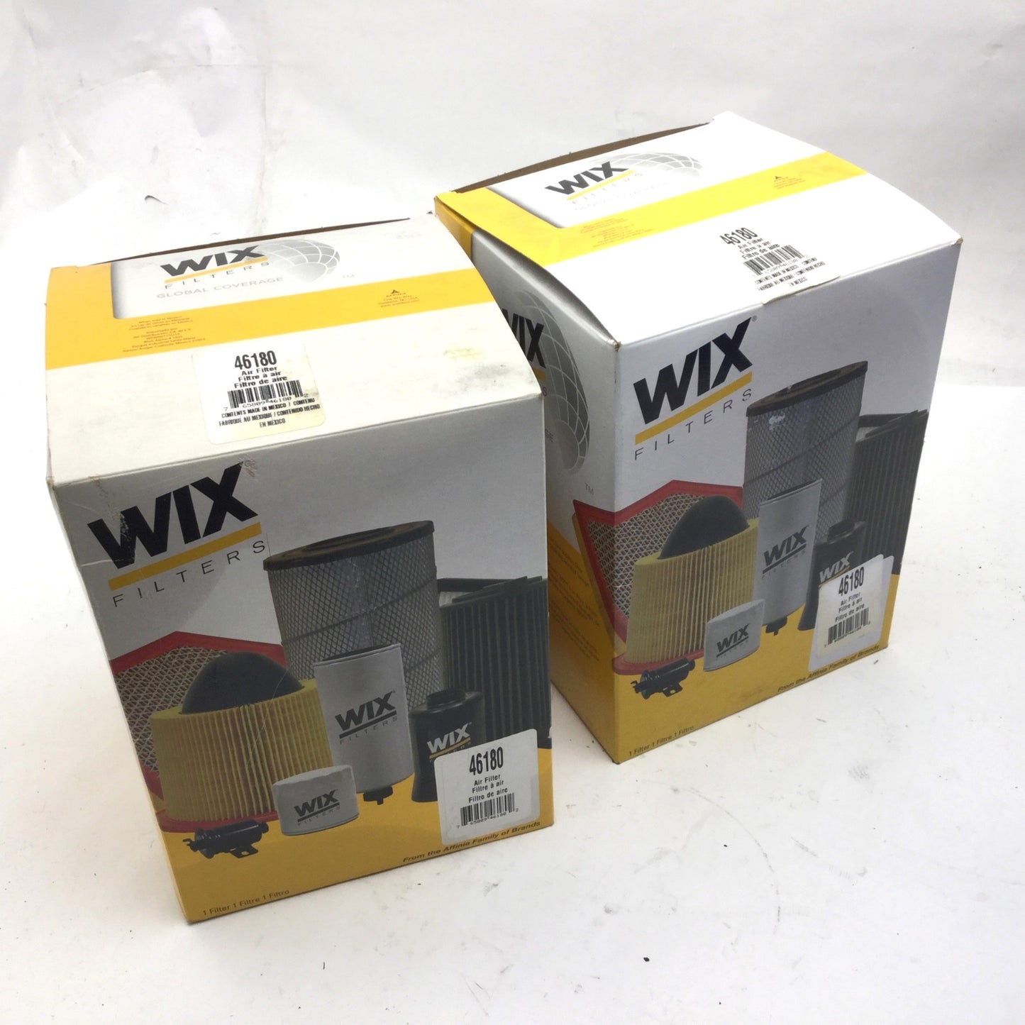 Used Lot of 2 New WIX 46780 Air Filters, Open Box, Filter Not Used