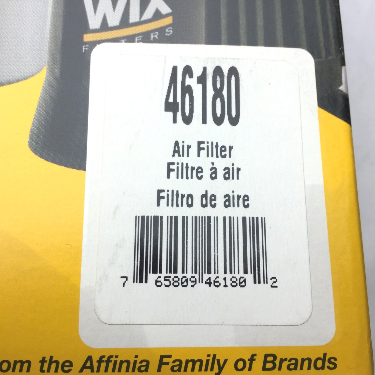 Used Lot of 2 New WIX 46780 Air Filters, Open Box, Filter Not Used