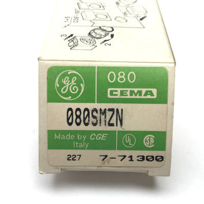New Lot of 5 General Electric 080SMZN 3-Position Selector Switch Head, Maintained