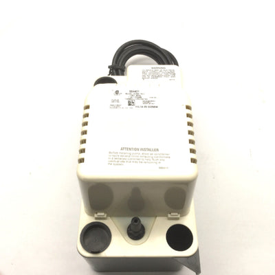 New – Open box Little Giant VCMA-15UL Automatic Condensate Removal Pump, 1/50hp, 115VAC 60Hz