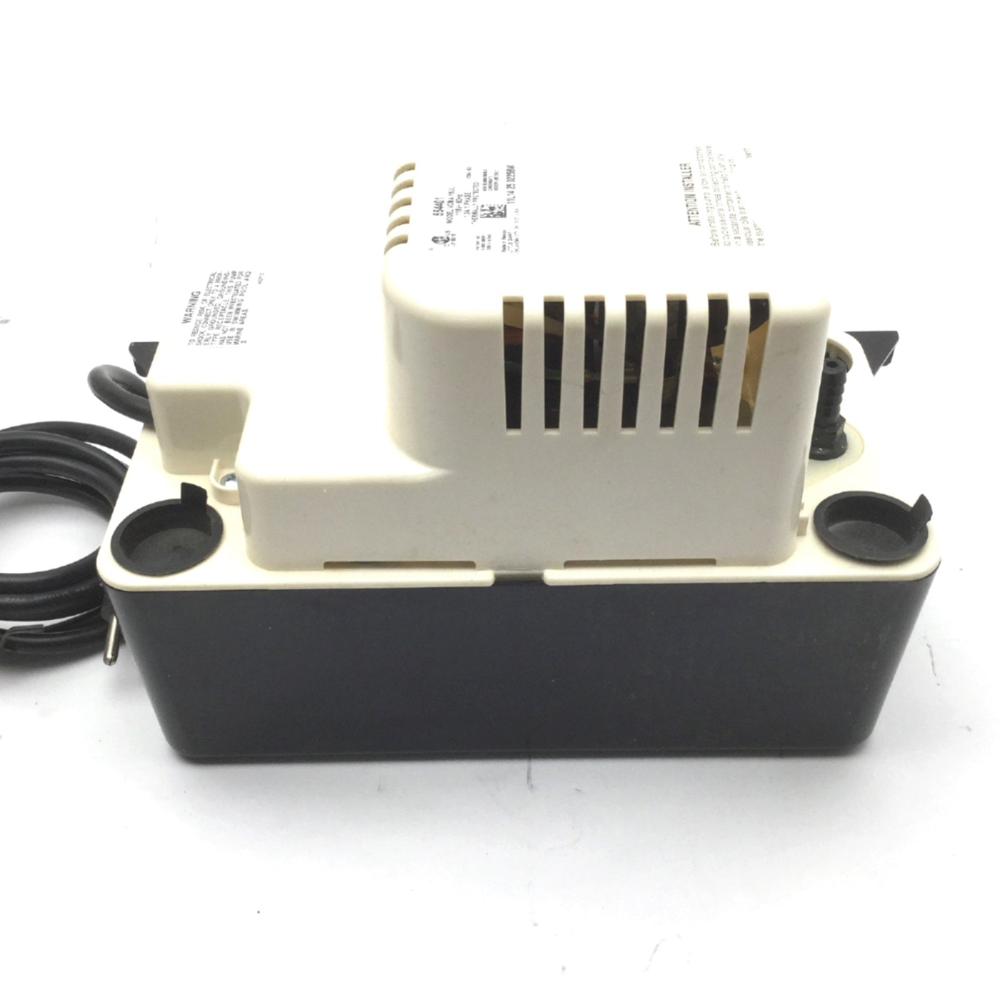 New – Open box Little Giant VCMA-15UL Automatic Condensate Removal Pump, 1/50hp, 115VAC 60Hz