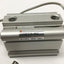 Used SMC CDQ2B32TN-35DZ Air Cylinder Double-Acting 32mm Bore, 35mm Stroke w/ Switches