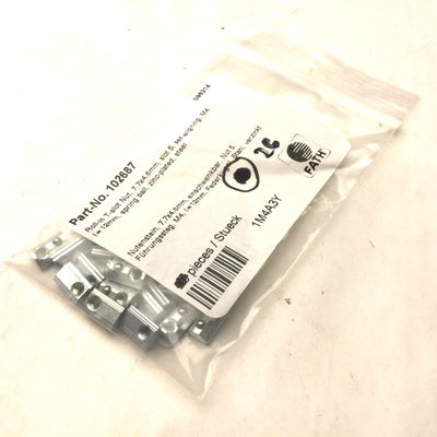 New – Open box Lot of 26 Fath 102687 Roll-In T-Slot Nut, 7.7 x 4.6mm, With Spring Loaded Ball