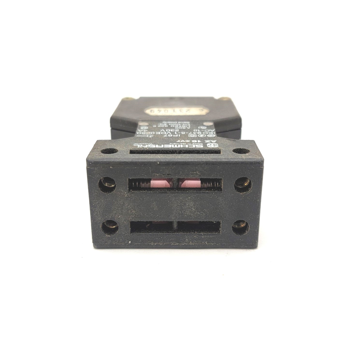 Used Schmersal AZ 16 ZVR Safety Interlock Switch, Rating: 600VAC, 10A, No Key