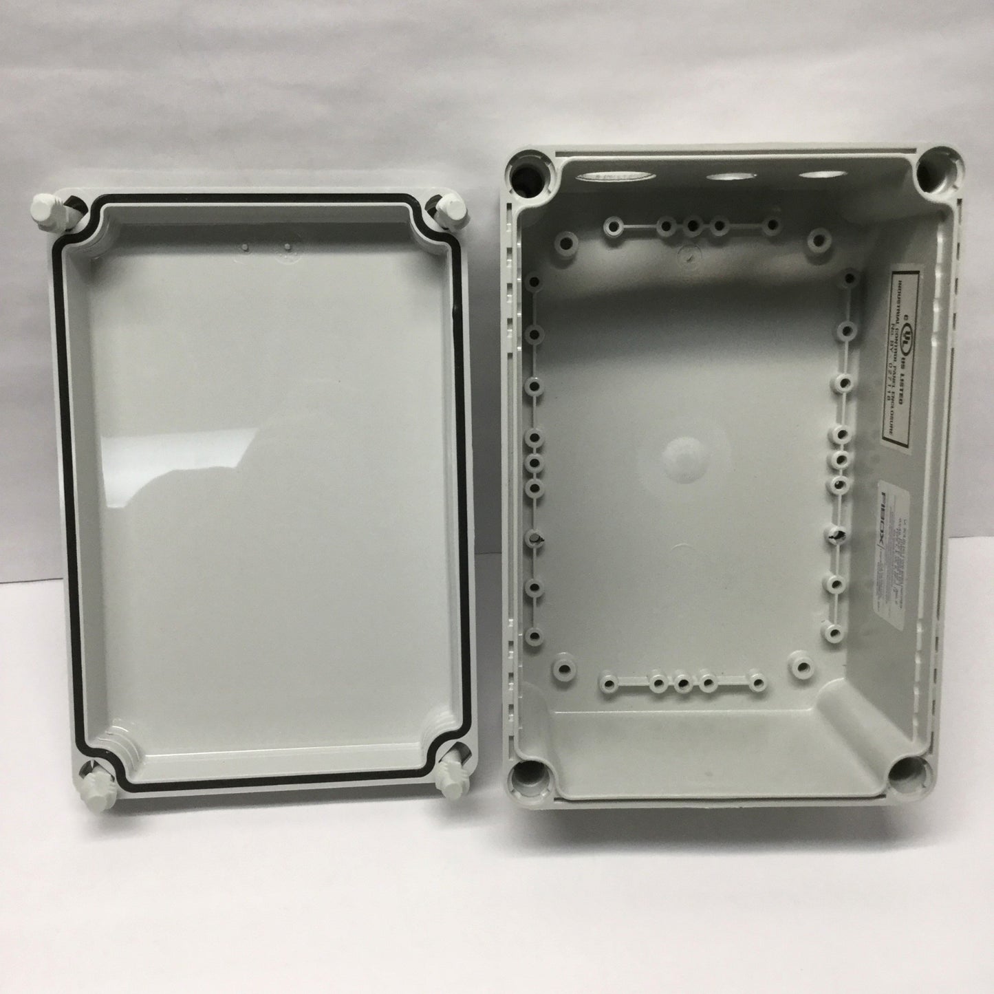 Used FIBOX 5320360 UL Solid PC Polycarbonate Electrical Enclosure 278 x 188 x 130mm