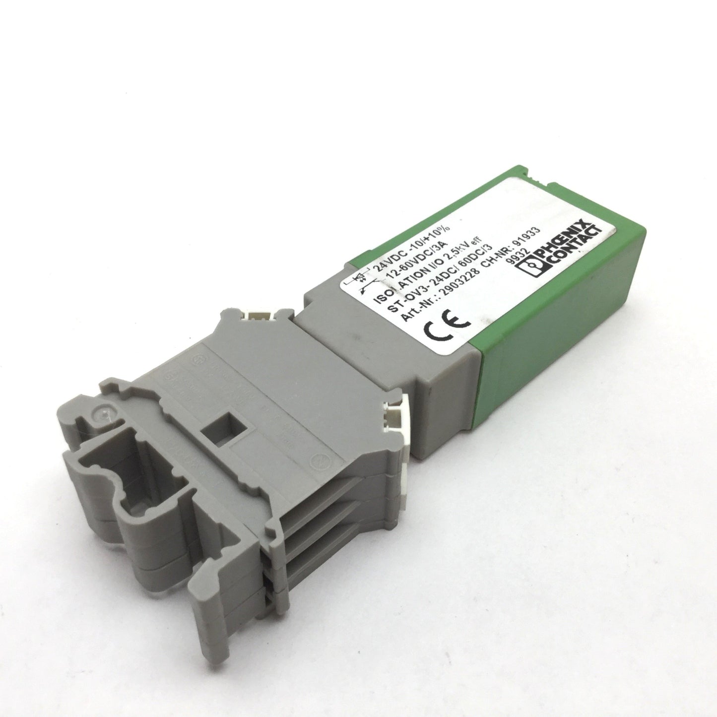 Used Phoenix Contact ST-OV3-24DC/60DC/3 Solid State Relay, In 24VDC, Out 12-60VDC 3A