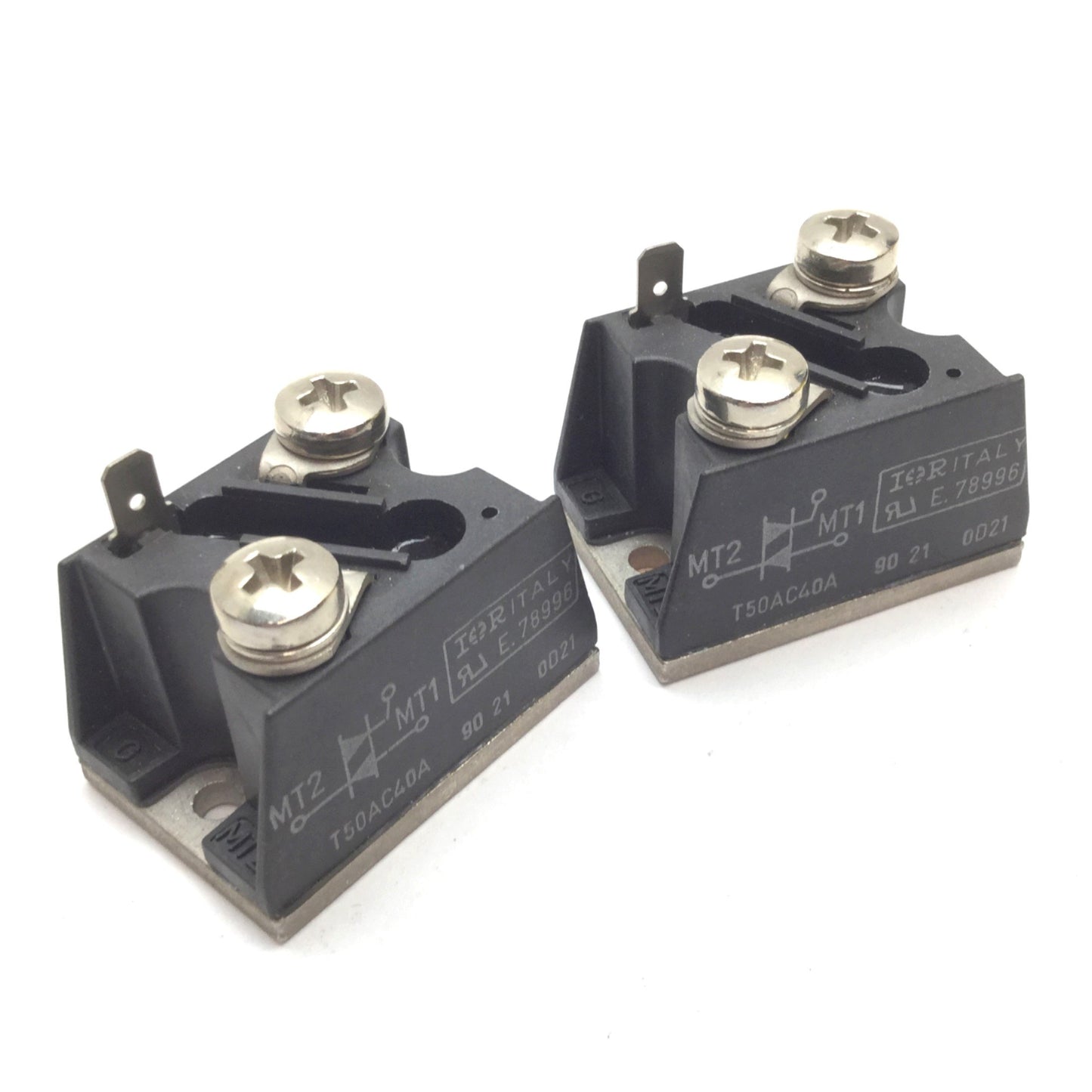 Used Lot of 2 International Rectifier T50AC40A TRIAC T-Module, Rating: 400V Max
