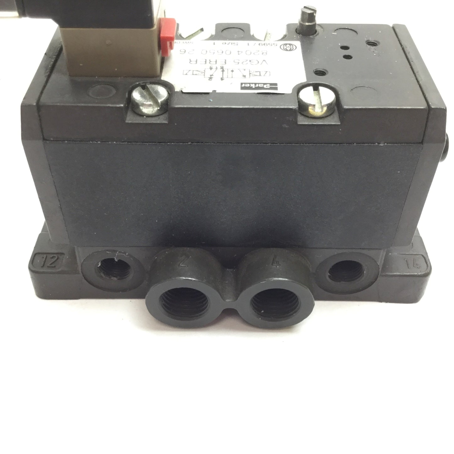 Used Parker VG25-ERER Directional Control Valve, 2-Position 5-Port, G1/4, 24VDC