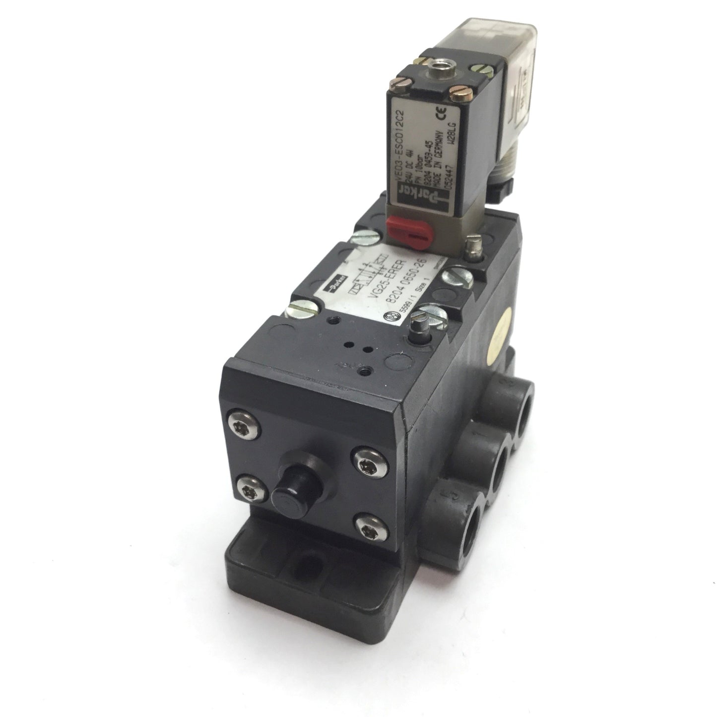 Used Parker VG25-ERER Directional Control Valve, 2-Position 5-Port, G1/4, 24VDC