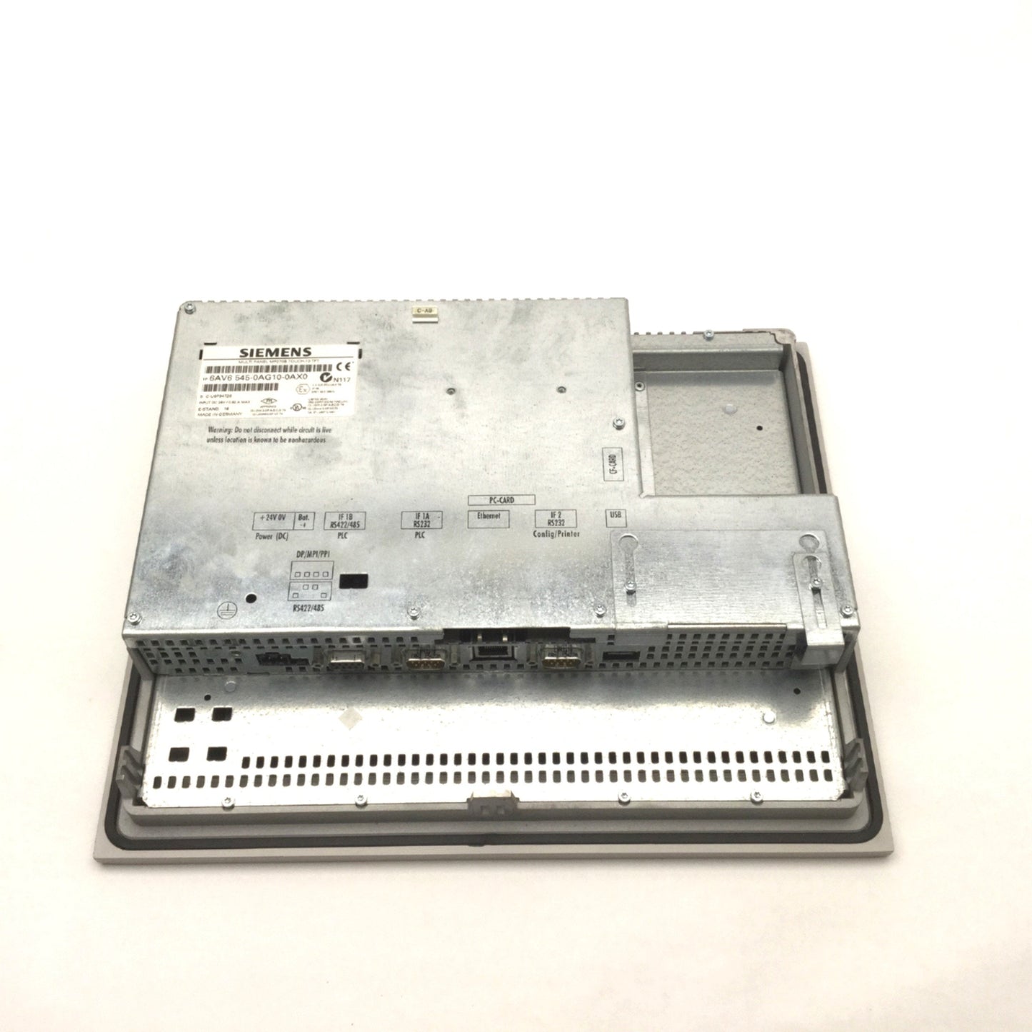 Used Siemens MP270B 6AV6 545-0AG10-0AX0 SIMATIC Multi Panel Touchscreen HMI 10.4"