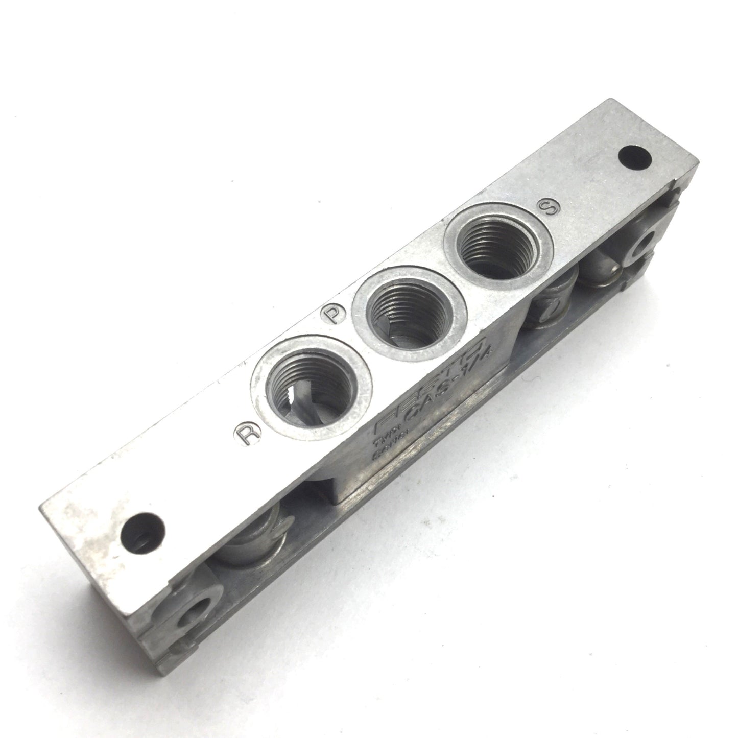 New Festo CAS-1/4 5830 Manifold Base, Ports: G1/4, Pilot Ports: G1/8