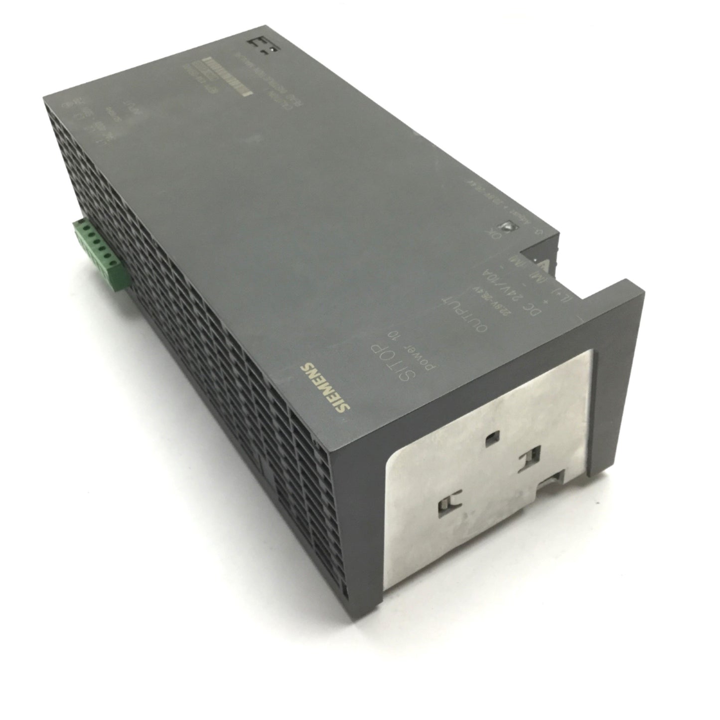Used Siemens 6EP1434-2BA00 SITOP Power Supply, In: 400-500VAC 0.65A, Out: 24VDC 10A