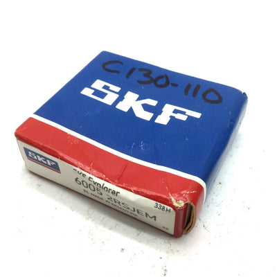 New SKF 6005-2RSJEM Deep Groove Ball Bearing, ID 40mm OD 68mm W 15mm