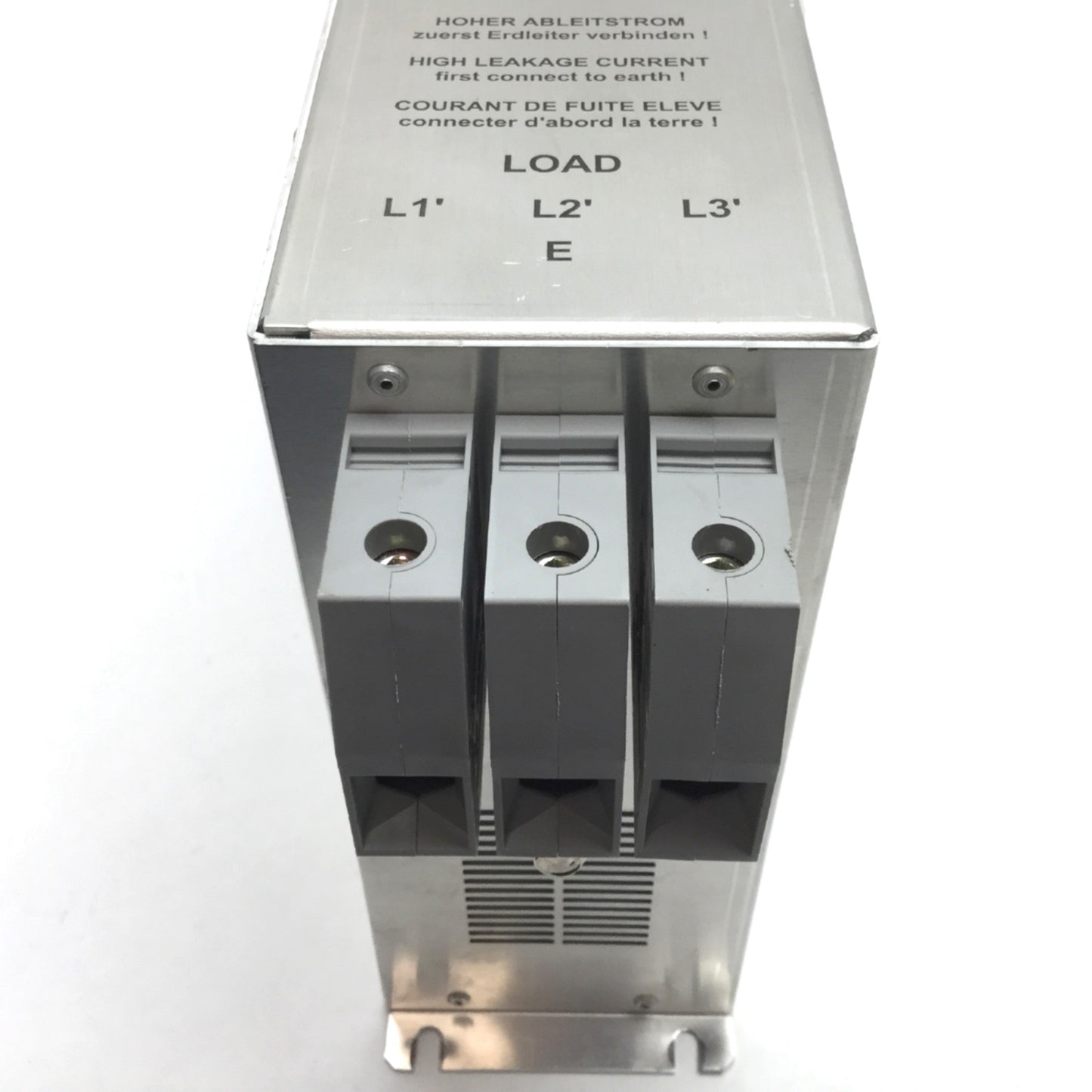 Used Schaffner FN258-100-35 EMC / RFI Power Line Filter, Rating: 480VAC 50-60Hz 100A
