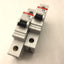 Used Lot of 2 ABB S261 D20 Circuit Breaker, 1 Pole, 20A, 230-400VAC, DIN Rail