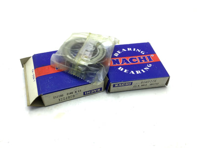 New Lot of 3 New Nachi 6007ZZE Deep Groove Ball Bearings, ID 35mm OD 62mm W 14mm