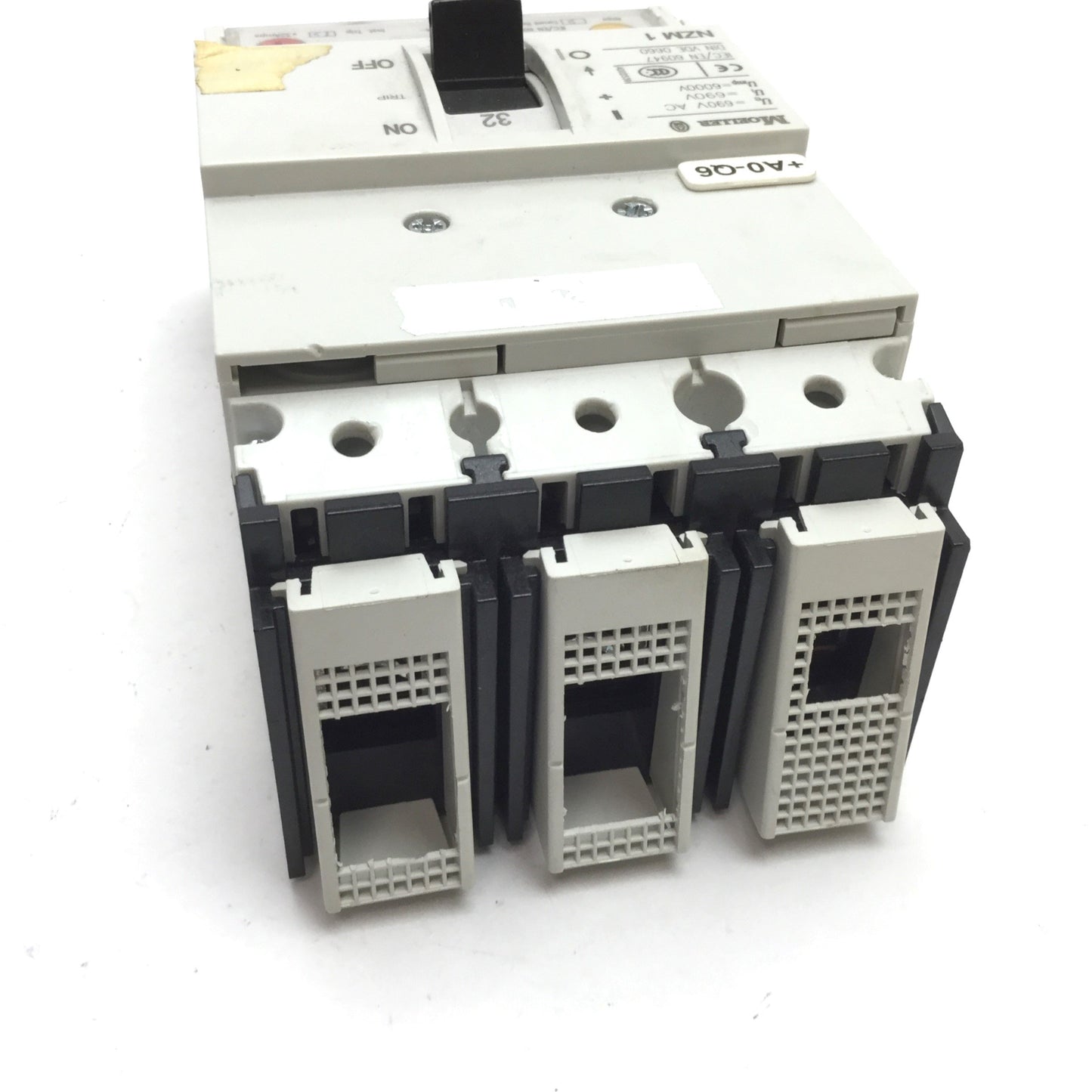 Used Moeller NZMN1-A32-NA Circuit Breaker, 3-Pole, Rating: 690VAC 32A (25-32A)