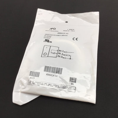 New Micro Detectors AM6/CP-1C Inductive Proximity Sensor Switch, 2mm, 10-30VDC, M12
