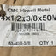 New – Open box CMC Howell Metal 50-408-3/8 HVAC Tubing 1/4x1/2x3/8x50MF Line Set Flare Fitting