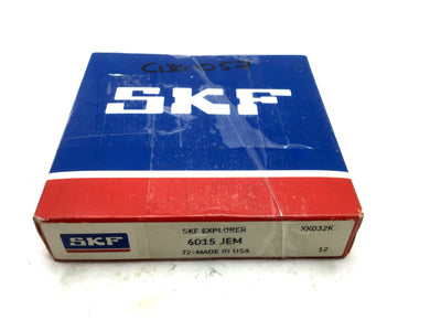 New SKF 6015 JEM Deep Groove Ball Bearing, ID 75mm OD 115mm W 20mm