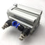 Used SMC CDQMB32TN-35 Compact Pneumatic Air Cylinder 1.0 MPa Max Pressure 35mm Stroke