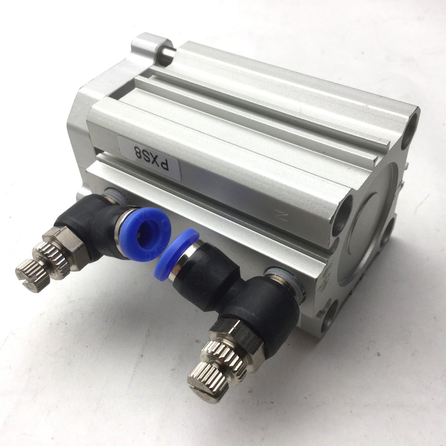 Used SMC CDQMB32TN-35 Compact Pneumatic Air Cylinder 1.0 MPa Max Pressure 35mm Stroke