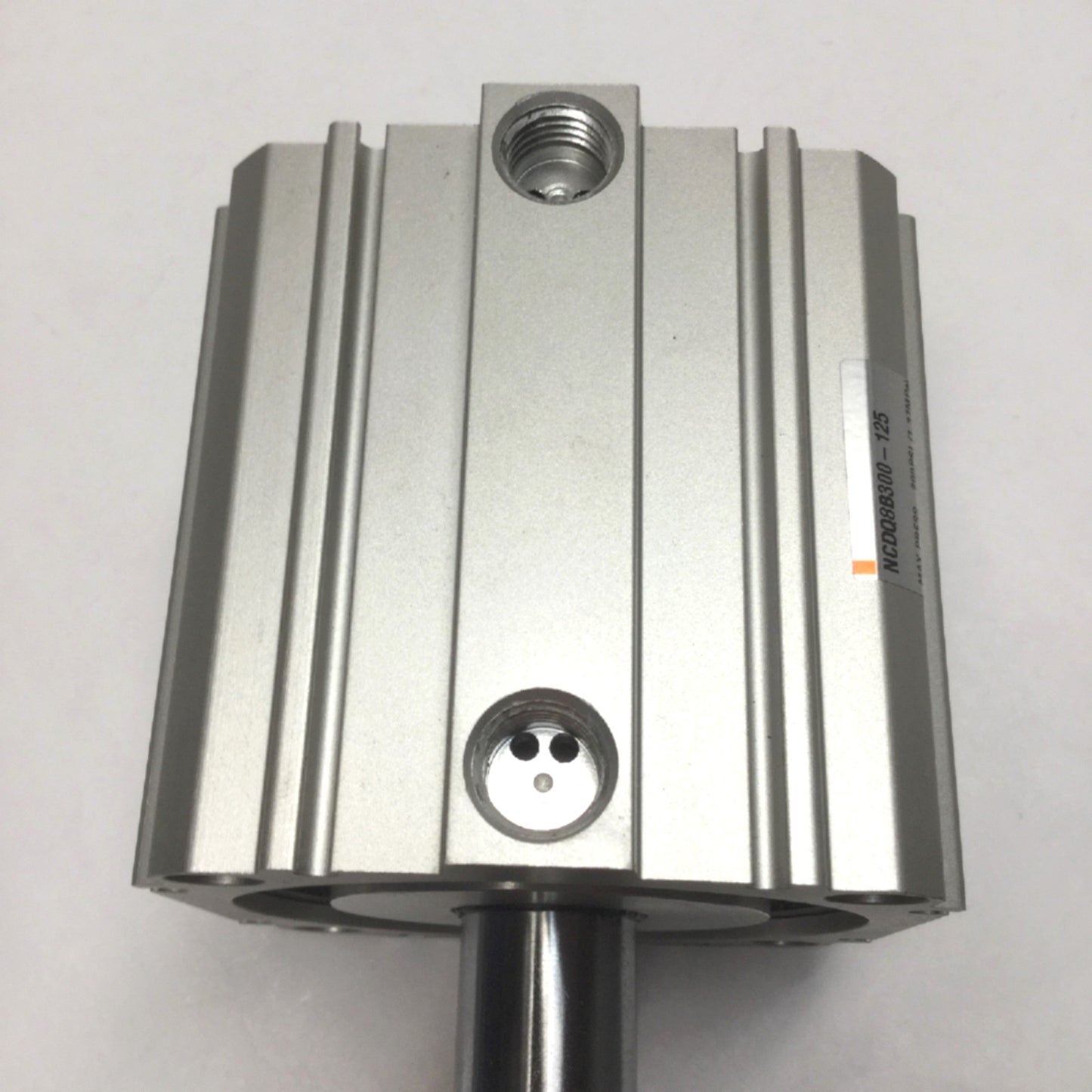 Used SMC NCDQ8B300-125 Compact Pneumatic Cylinder 3" Bore, 1-1/4" Stroke, 1/4" NPT