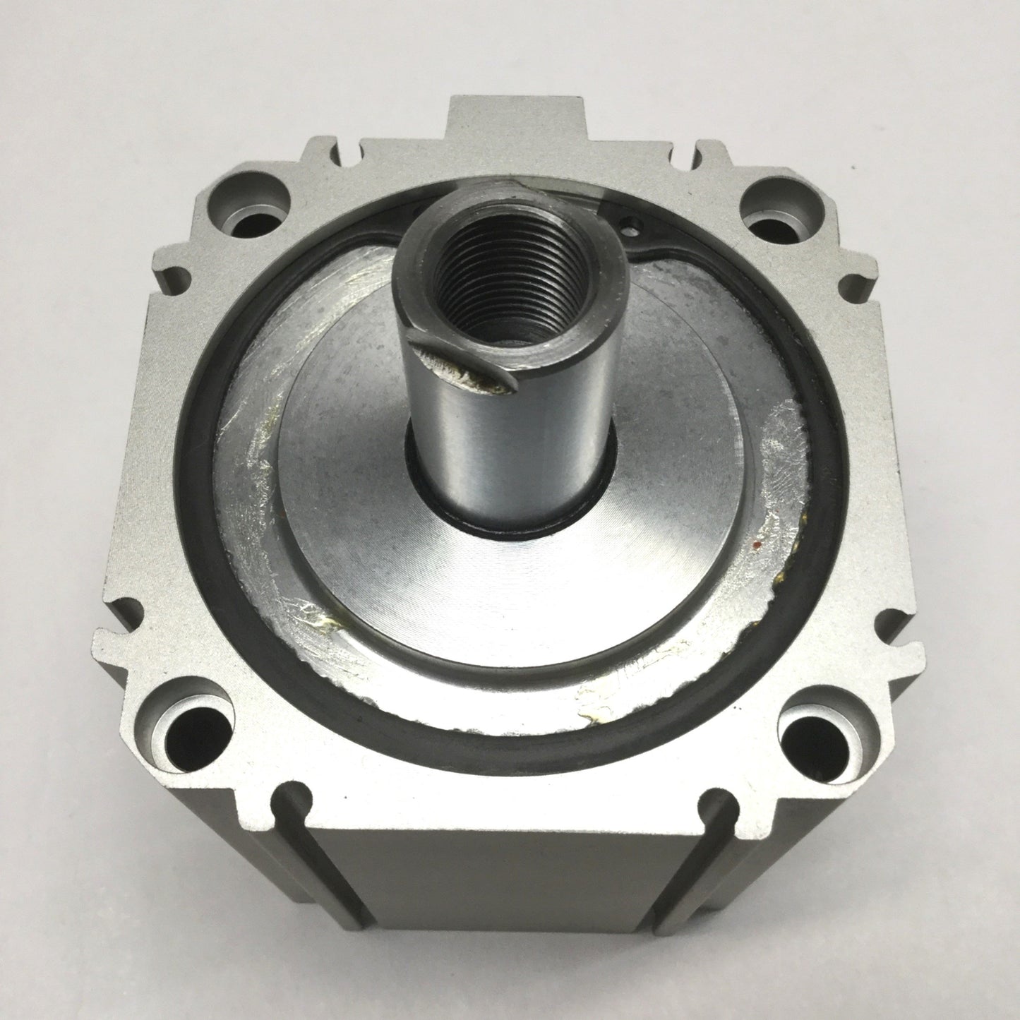 Used SMC NCDQ8B300-125 Compact Pneumatic Cylinder 3" Bore, 1-1/4" Stroke, 1/4" NPT