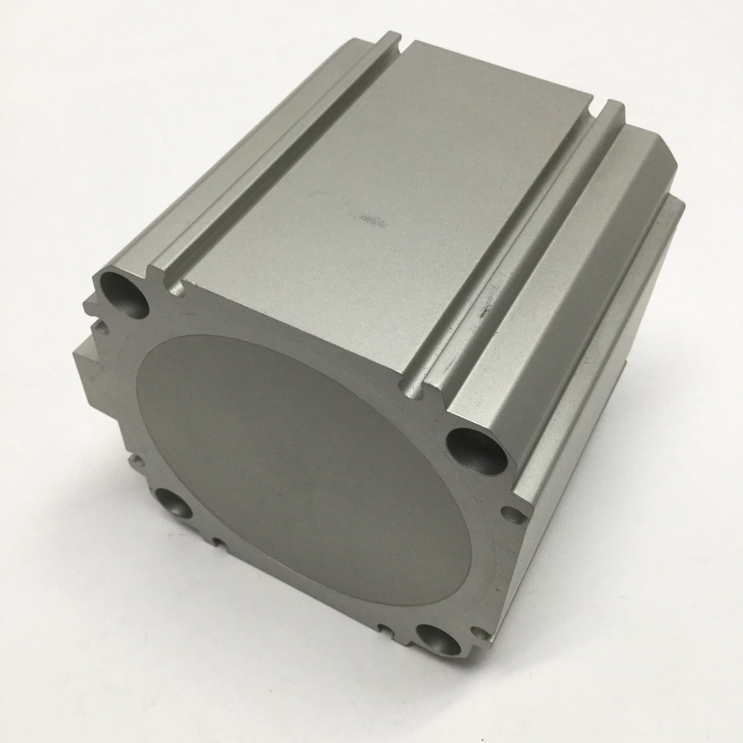Used SMC NCDQ8B300-125 Compact Pneumatic Cylinder 3" Bore, 1-1/4" Stroke, 1/4" NPT