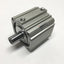 Used SMC NCDQ8B300-125 Compact Pneumatic Cylinder 3" Bore, 1-1/4" Stroke, 1/4" NPT