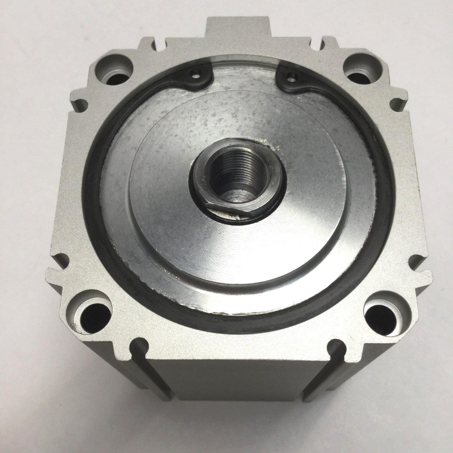 Used SMC NCDQ8B300-125 Compact Pneumatic Cylinder 3" Bore, 1-1/4" Stroke, 1/4" NPT