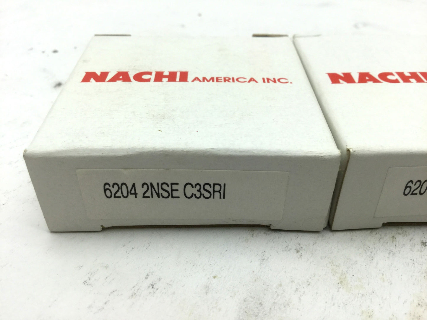 New Lot of 2 New Nachi 6204 2NSE Deep Groove Ball Bearings, ID 20mm OD 47mm W 14mm