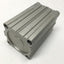 Used SMC CDLQB100-75D-F Compact Cylinder w/ Lock 100mm Bore, 75mm Stroke, Rc 3/8