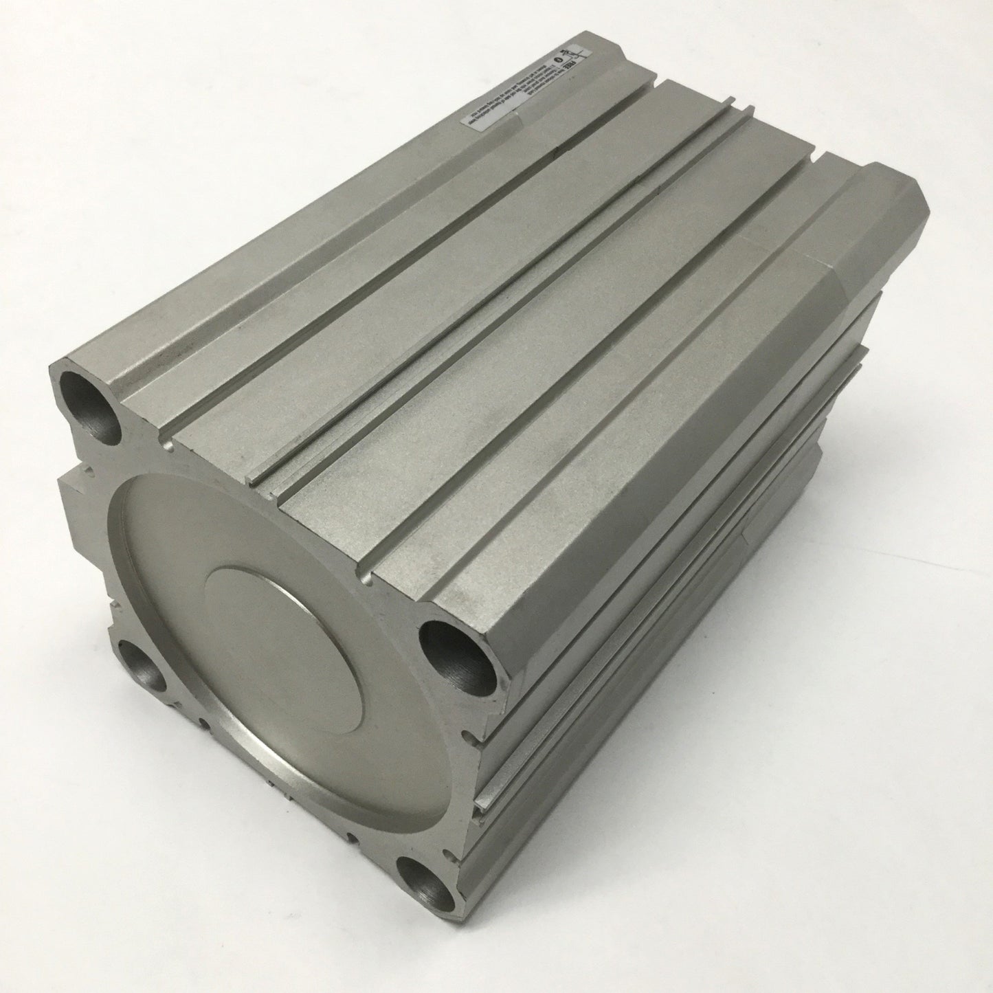 Used SMC CDLQB100-75D-F Compact Cylinder w/ Lock 100mm Bore, 75mm Stroke, Rc 3/8