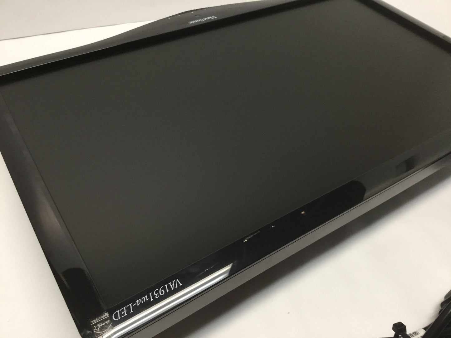 Used ViewSonic VA1931WA-LED 19" LCD Widescreen Display Monitor VGA 1366x768, VESA 100