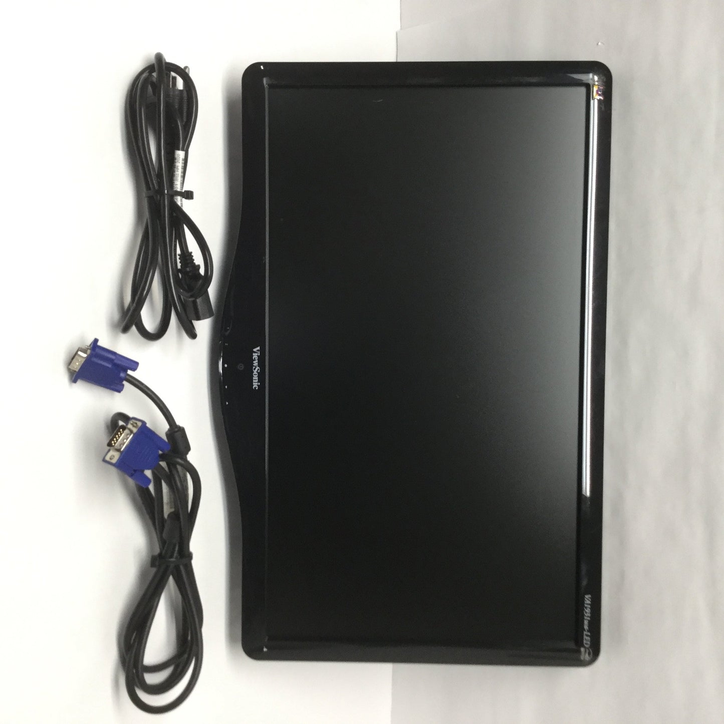 Used ViewSonic VA1931WA-LED 19" LCD Widescreen Display Monitor VGA 1366x768, VESA 100