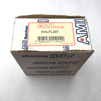 New – Open box New AMI KHLFL207 Narr Eccentric Collar Two-Bolt Flanged Housing Unit 35mm Bore