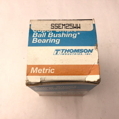 New Other New Thomson SSEM25WW Ball Bushing, Metric, OD: 40mm, Inner Ring Width: 43.7mm