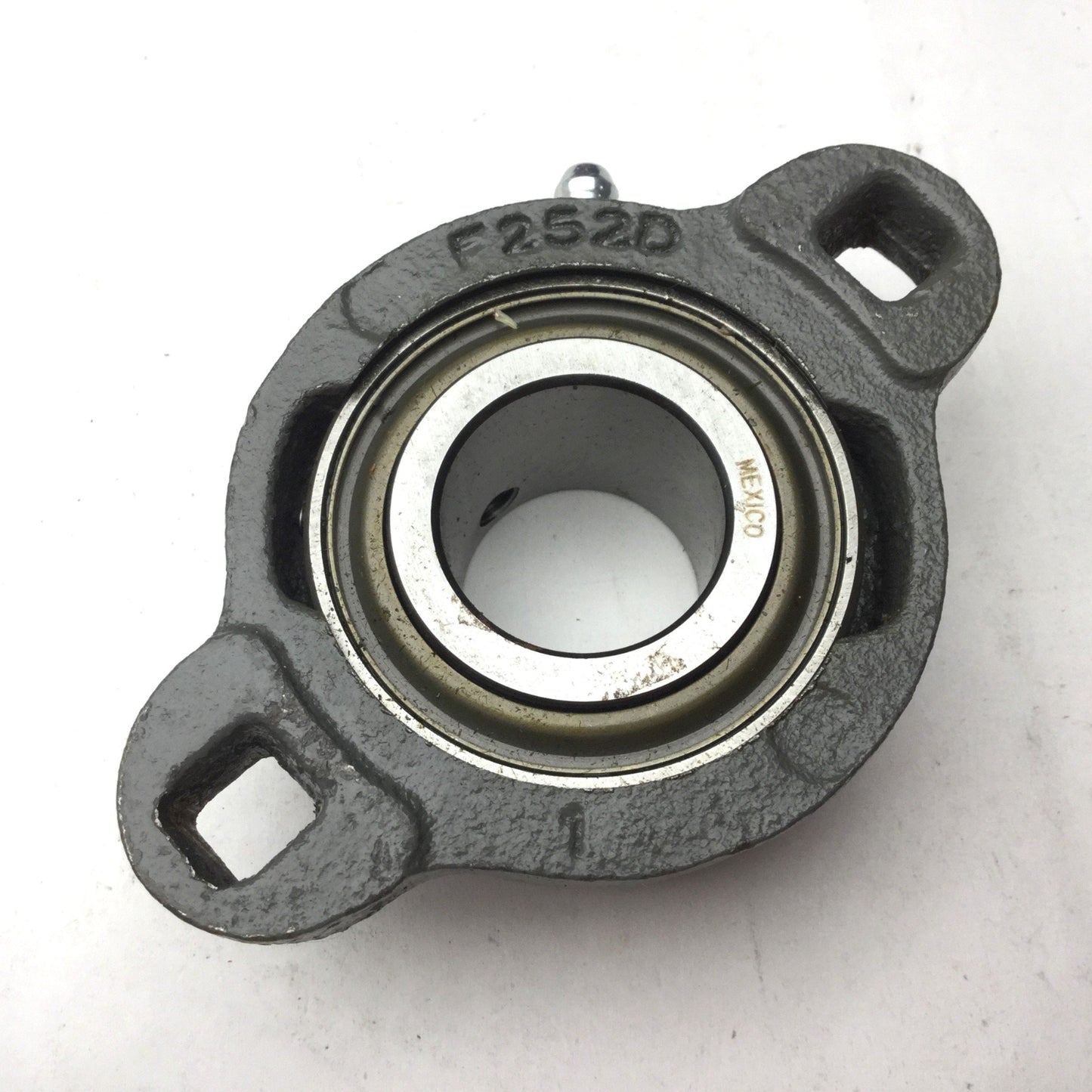 Used New Browning VF2S-116M Ball Bearing Two Bolt Flange Mount, 1" Bore, Ductile Iron