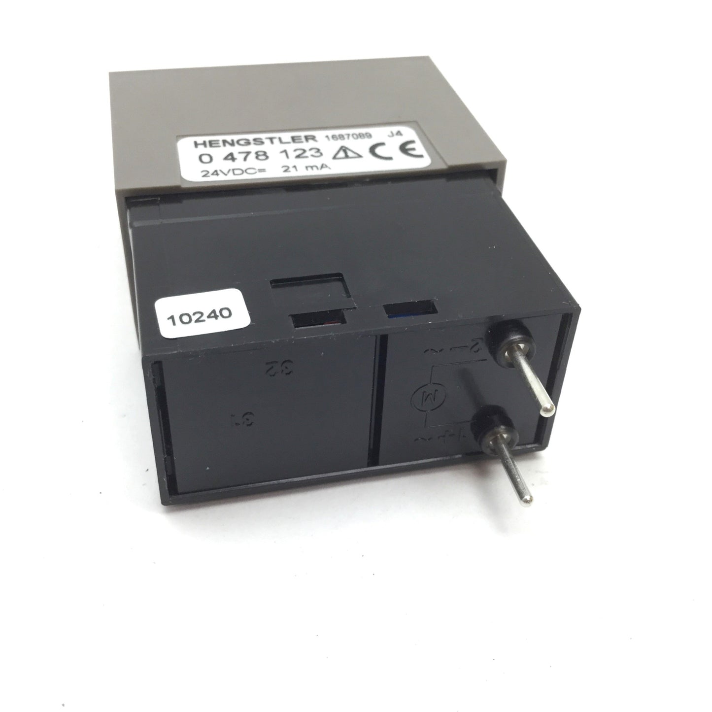 New Hengstler 0478123 Timer Counter, 7-Digit, 0-99999.99hr, 24VDC 21mA, With Mount