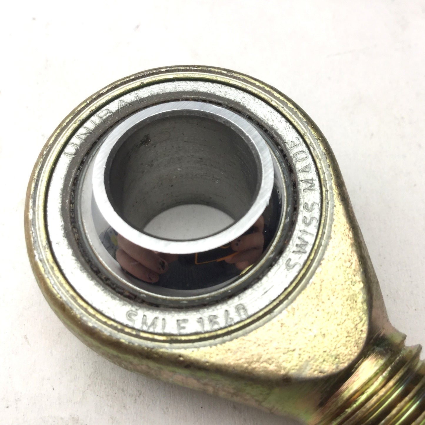 New – Open box Schaublin SMLF1640 Unibal Tie Rod End, 16mm Bore Diameter, Left Hand Thread