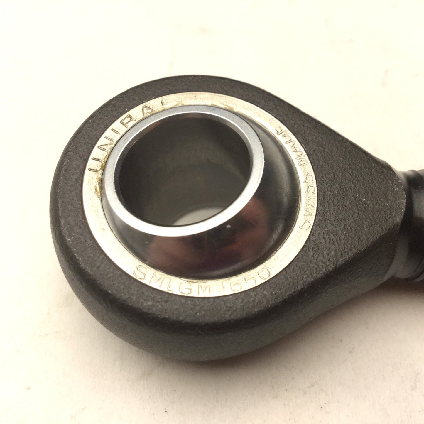 New – Open box Schaublin SMLGM1650 Unibal Tie Rod End, 16mm Bore Diameter, L. H. Thread, M16-2