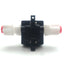 Used McMillan Co. 101-8T Flow Sensor .5-5lpm 0-5VDC & Pulse Output 3/8" Tube 12VDC